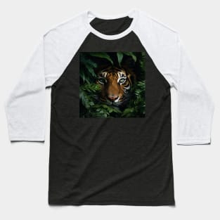 Majestic Jungle Feline: The Prowess and Grace of Nature's Hunter Baseball T-Shirt